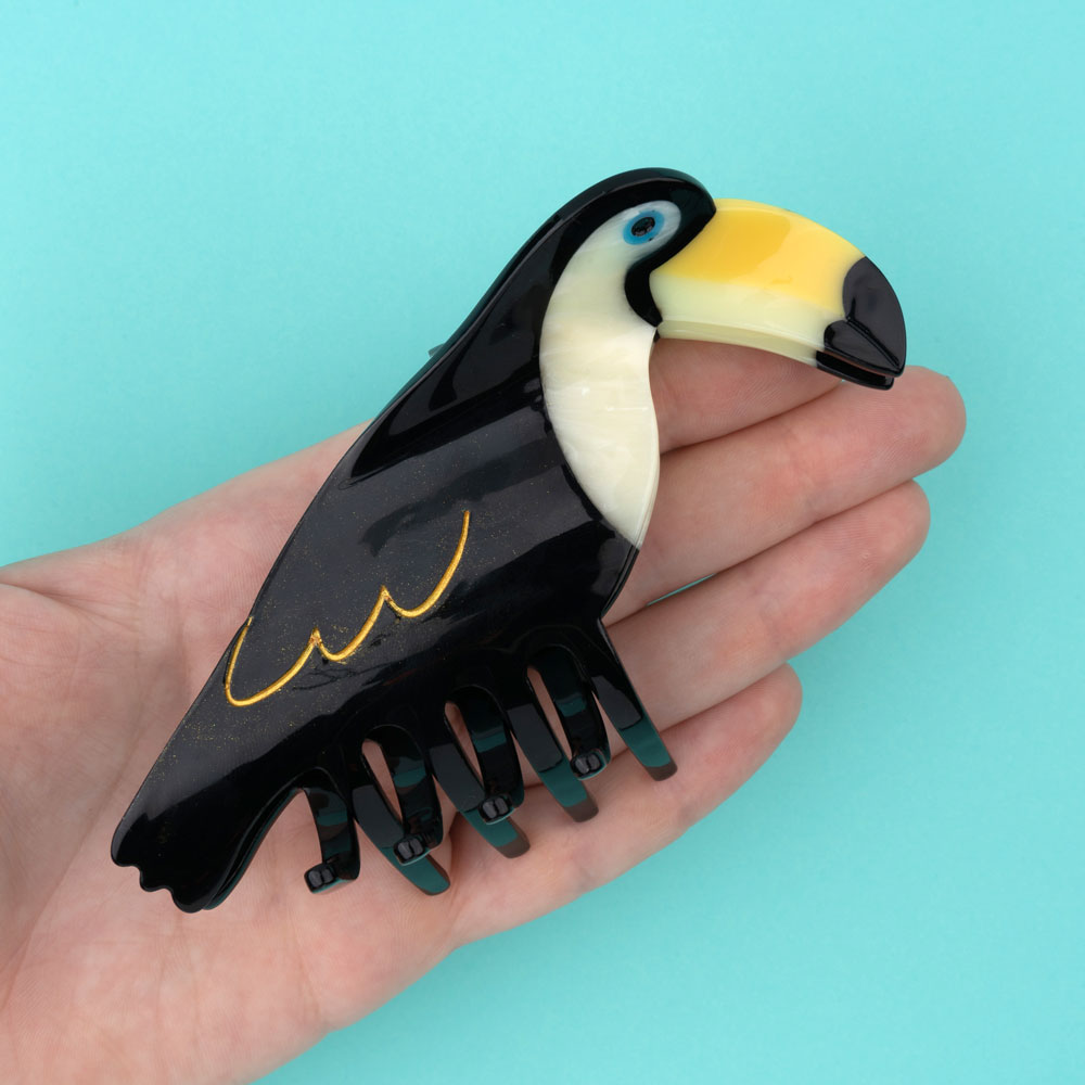 Coucou Suzette pince à cheveux toucan