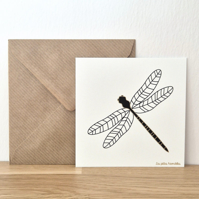 Carte message avec enveloppe